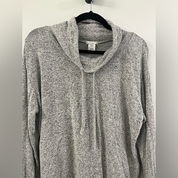 Cozy Grey Cowl Neck Sweater - Picture 5 of 5